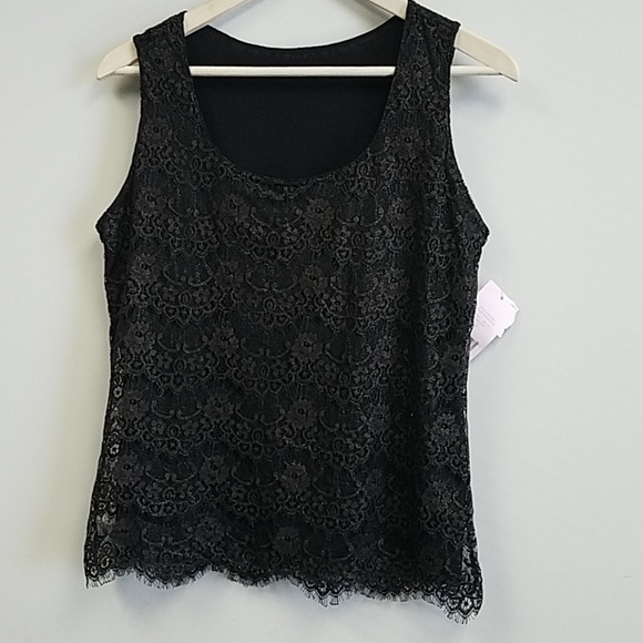 *CABERNET* Lace Shell - Picture 2 of 7